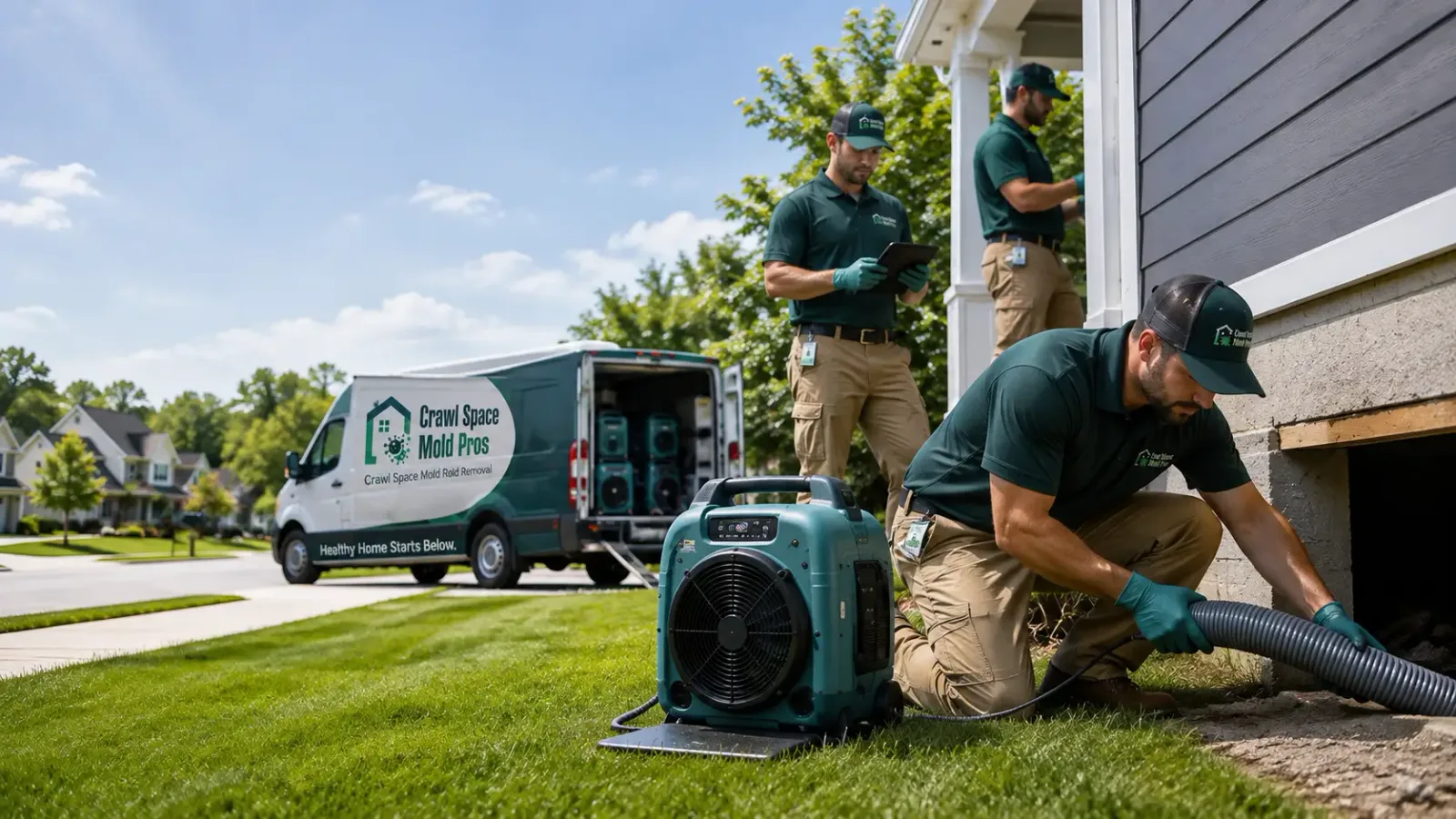 Crawl Space Mold Removal in Casco, MI